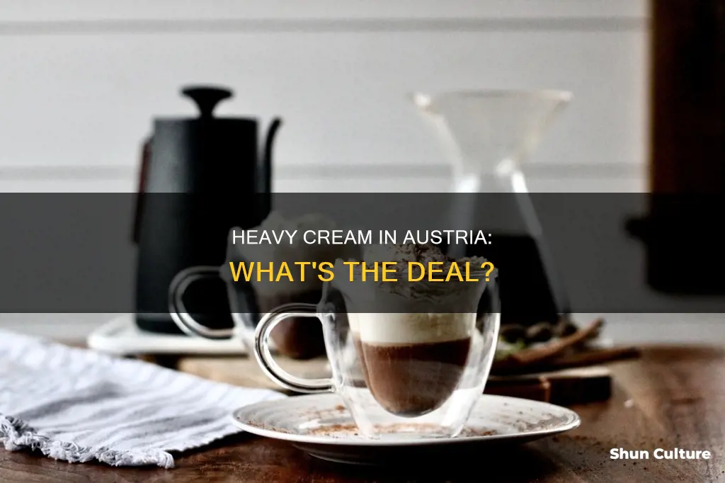 what is heavy cream in austria