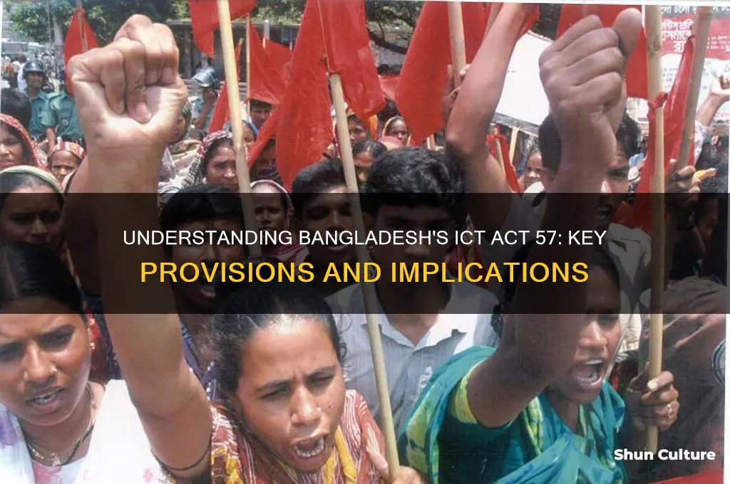 what is ict act 57 in bangladesh