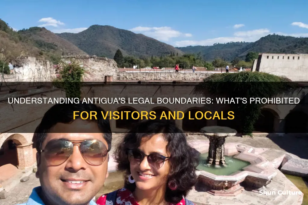 what is illegal in antigua