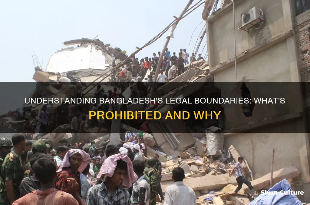 what is illegal in bangladesh