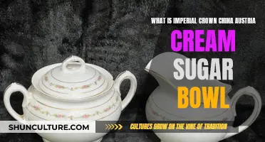 Unveiling the Mystery: Imperial Crown China Austria's Cream Sugar Bowl