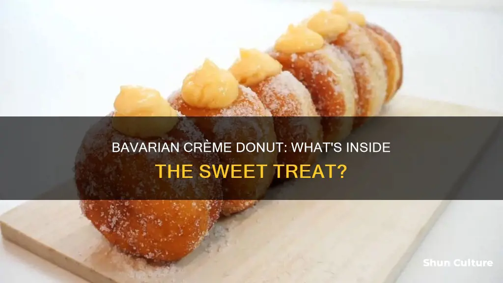 what is inside a bavarian creme donut