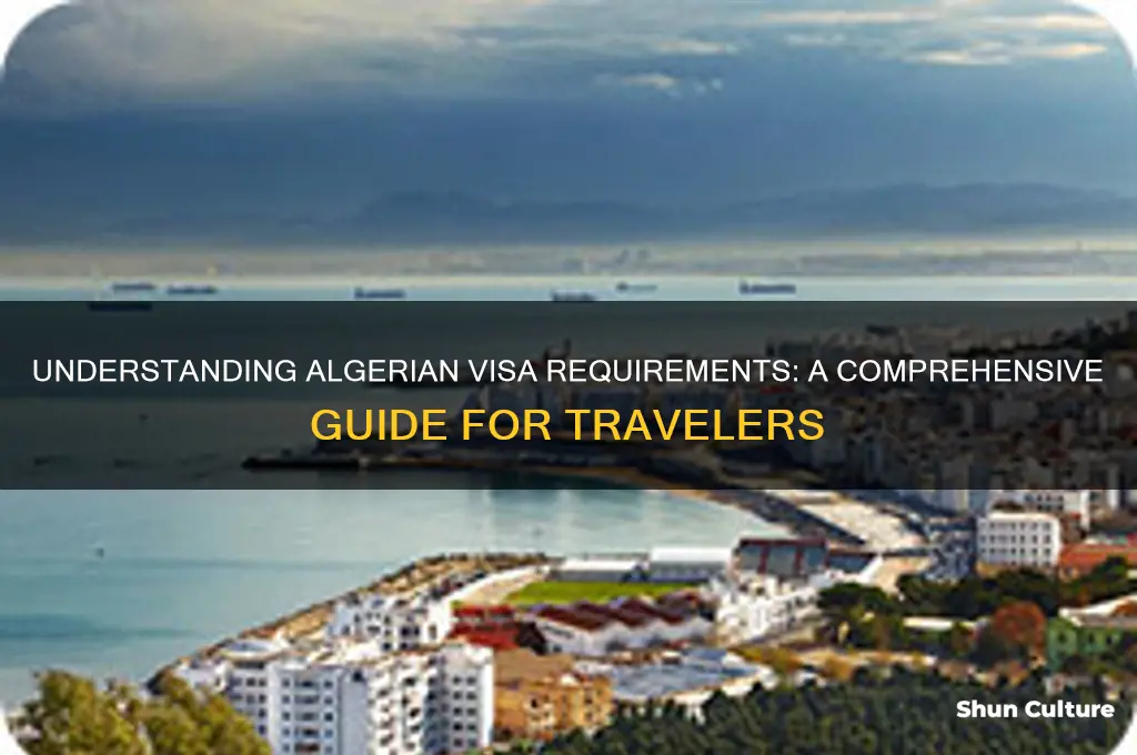 what is involved in algerian visa
