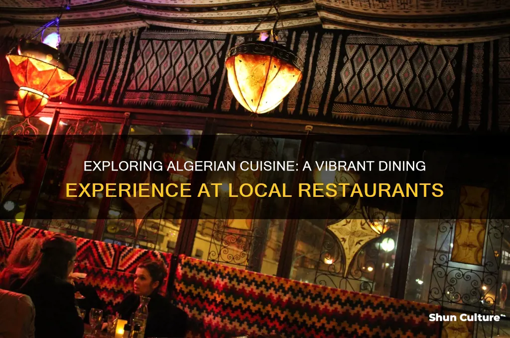 what is it like at an algerian restaurant