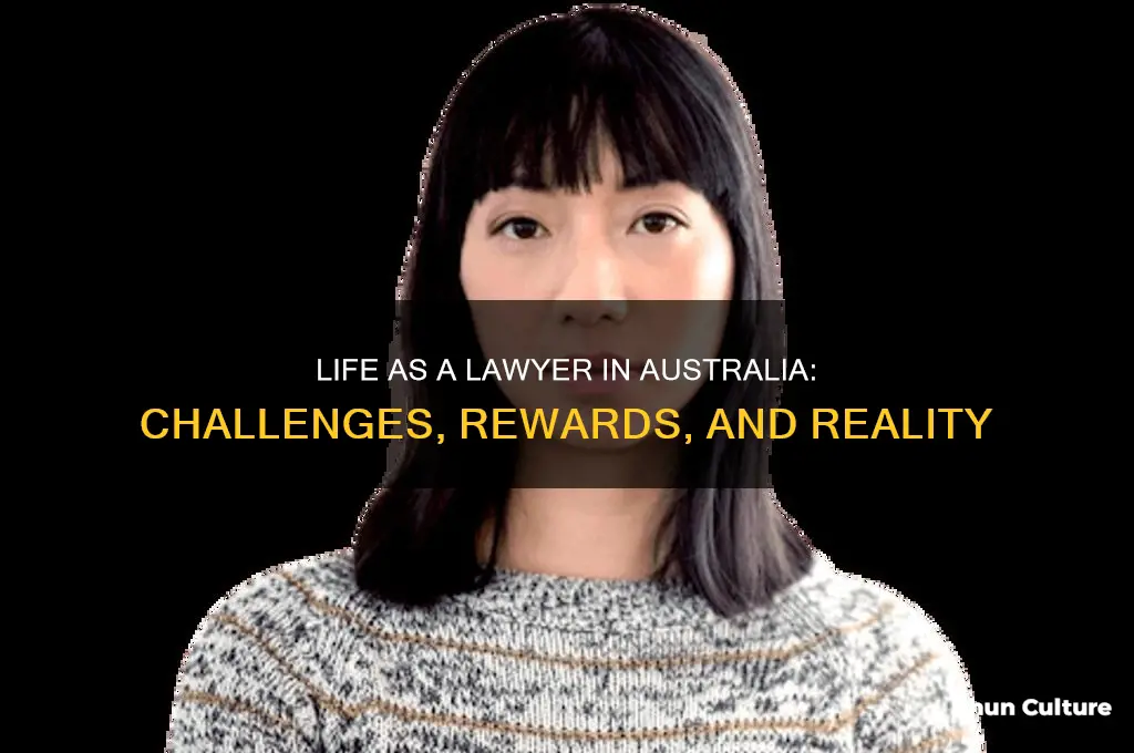 what is it like being a lawyer in australia