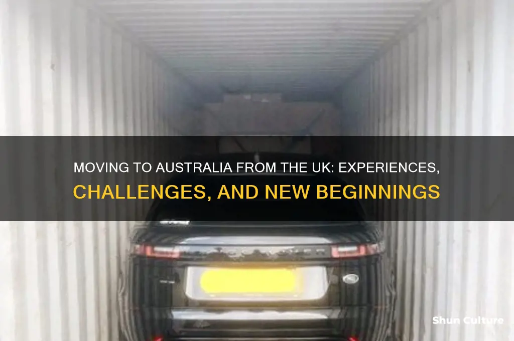 what is it like to move to australia from uk