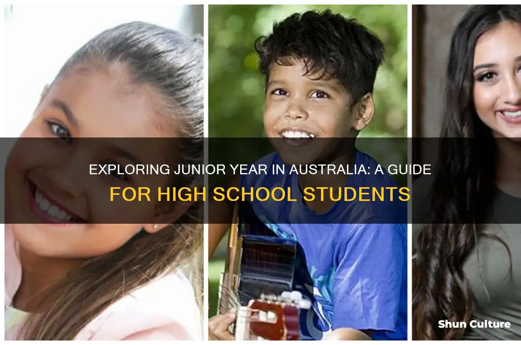 what is junior year in australia