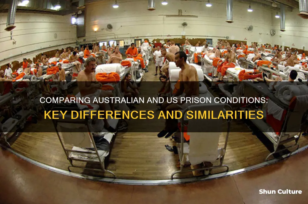 what is like prison condition in australia compared to us