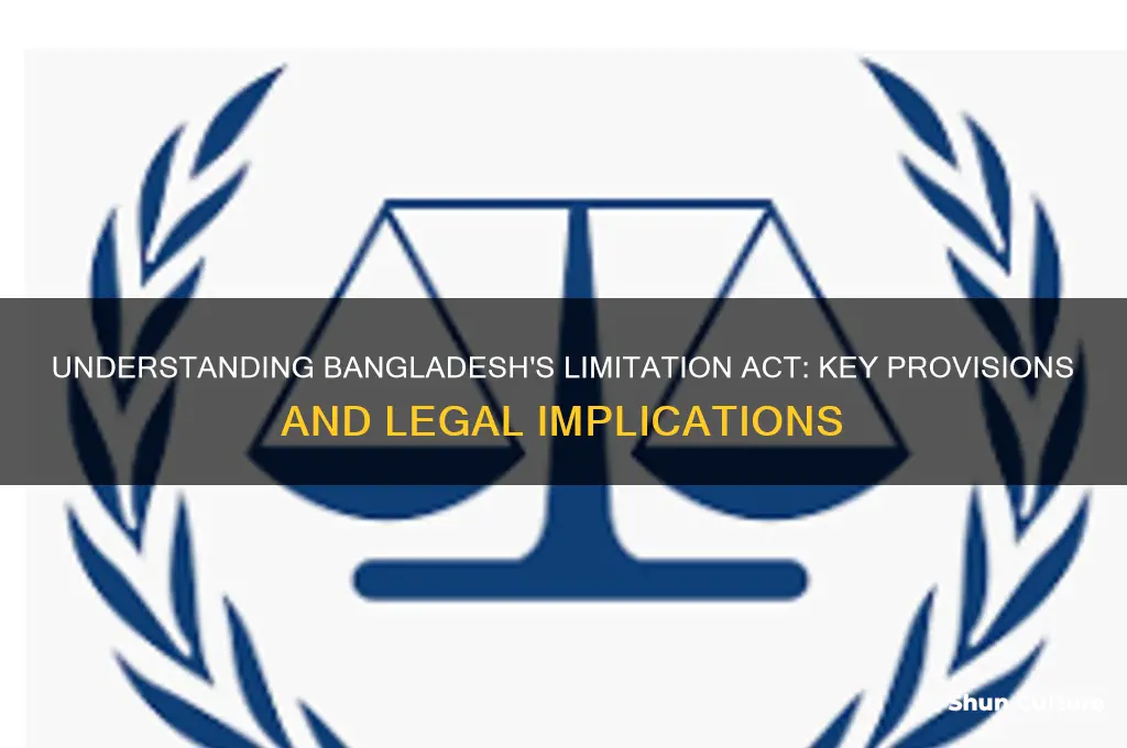 what is limitation act in bangladesh