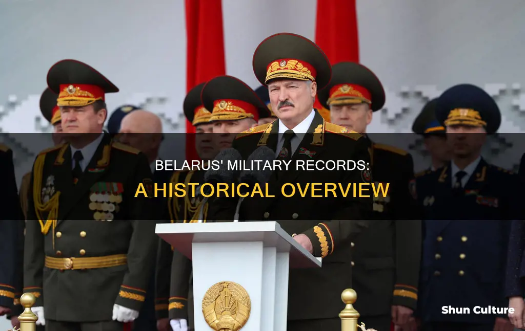 what is military record for belarus