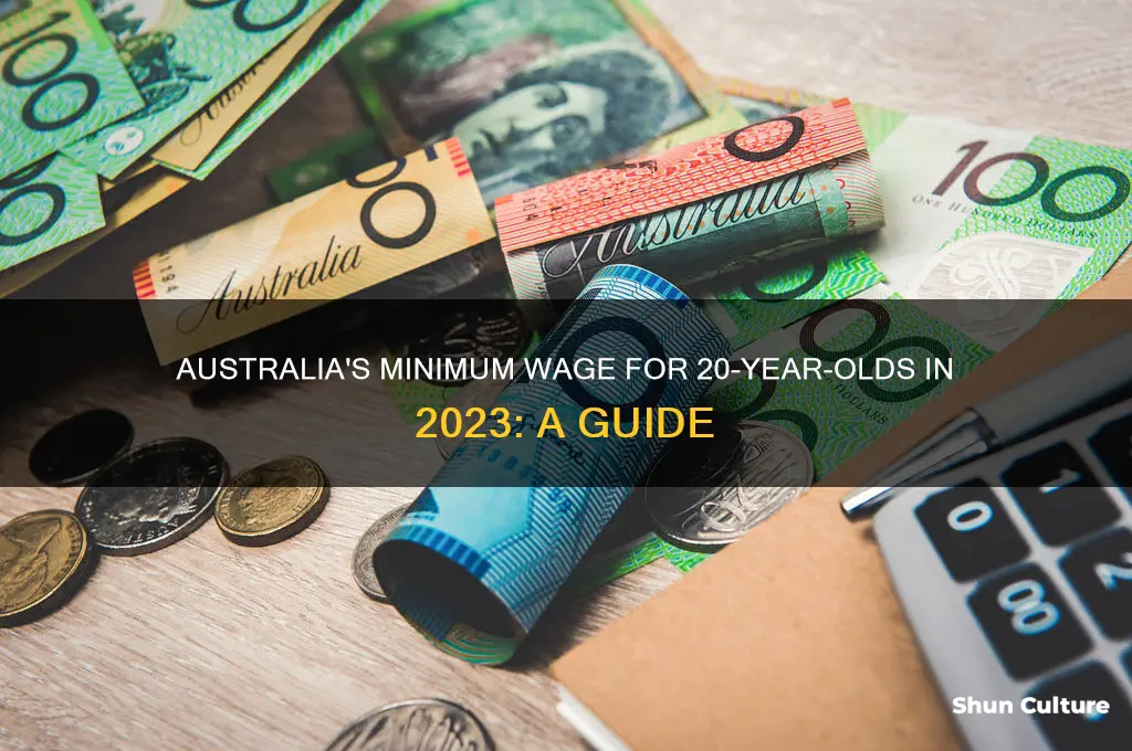 what is minimum wage in australia for 20 year old
