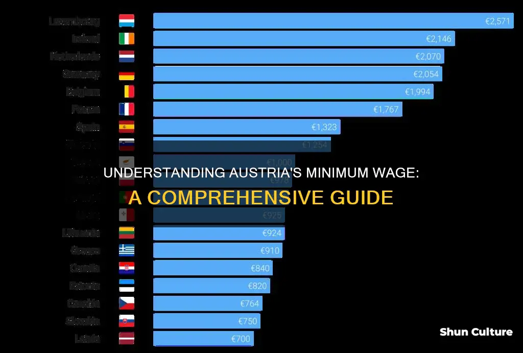 what is minimum wage in austria