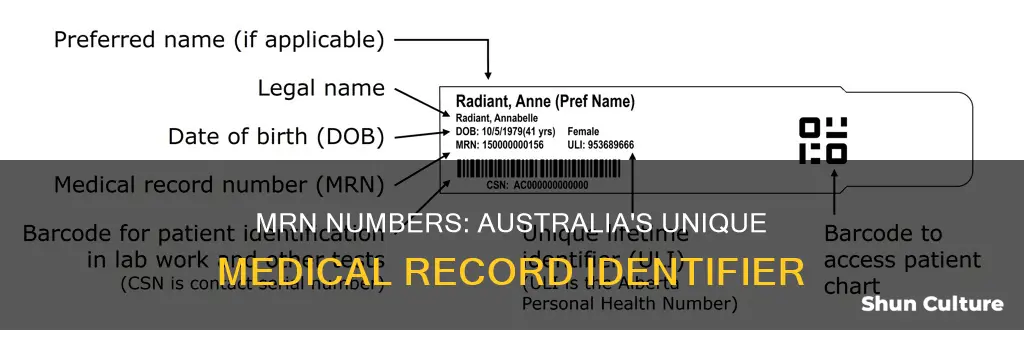what is mrn number australia