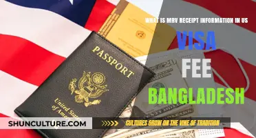 Understanding MRV Receipt Information for US Visa Fee in Bangladesh