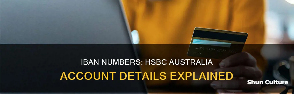 what is my iban number hsbc australia