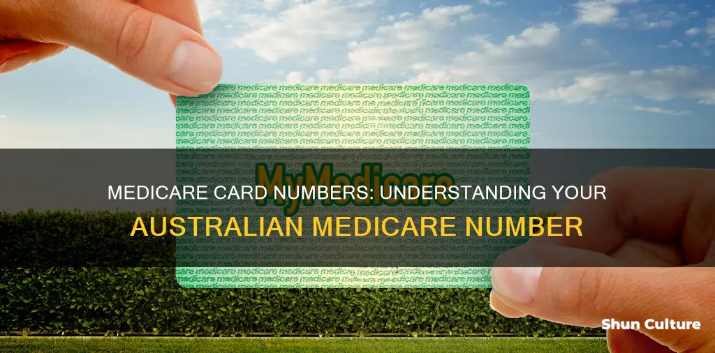 what is my medicare card number australia
