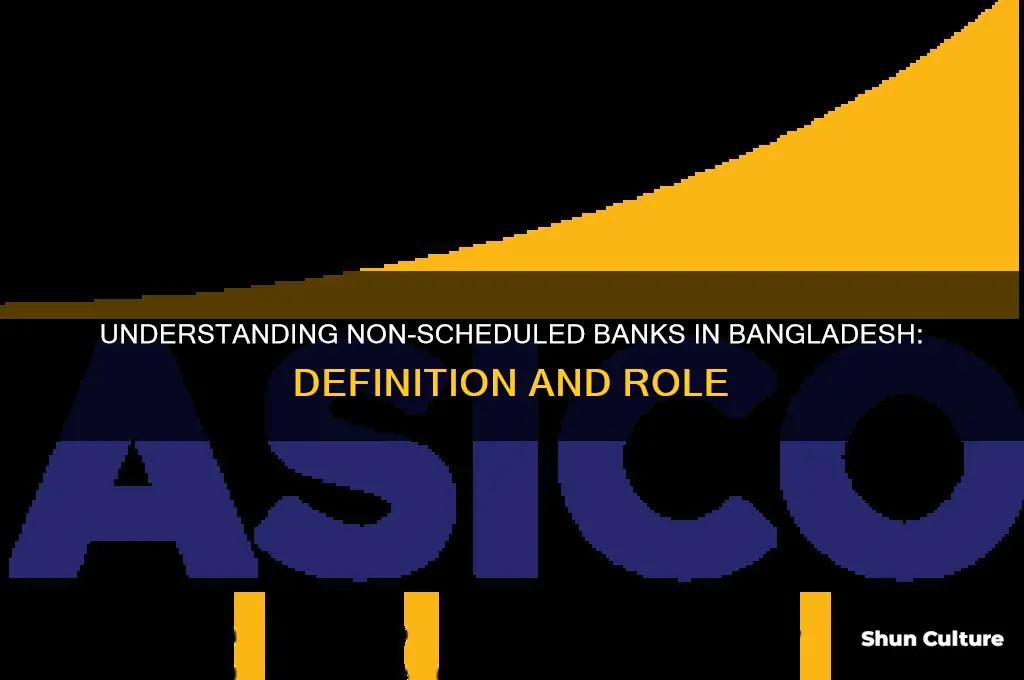 what is non scheduled bank in bangladesh