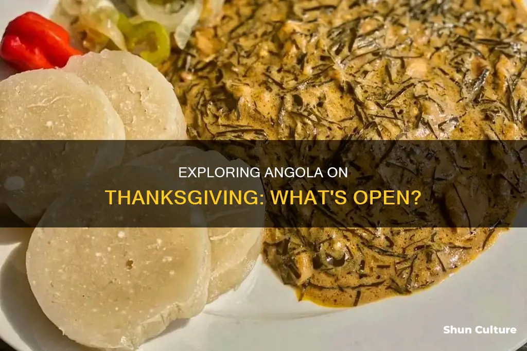 what is open in angola in on thanksgiving