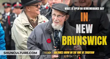 Remembrance Day: What's Open in New Brunswick