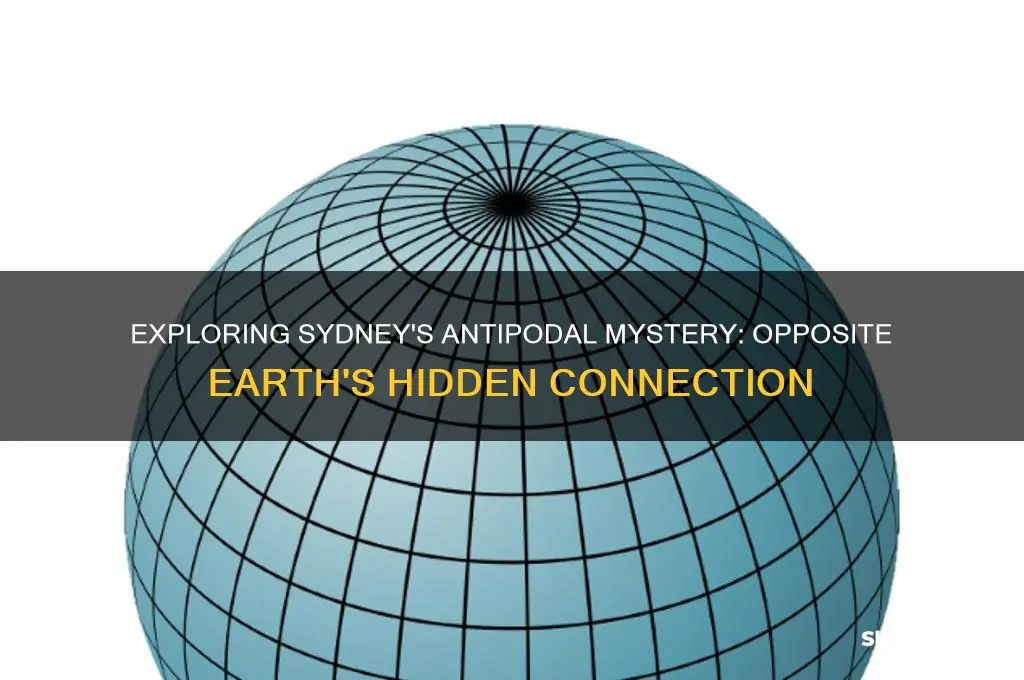 what is opposite earth sydney australia