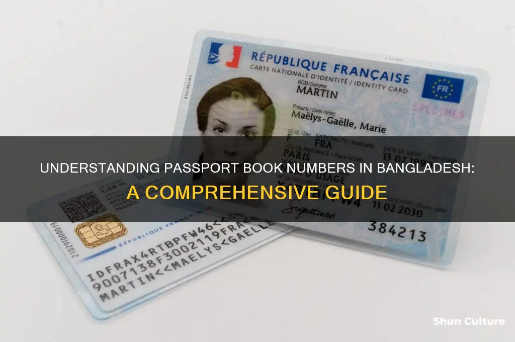 what is passport book number in bangladesh