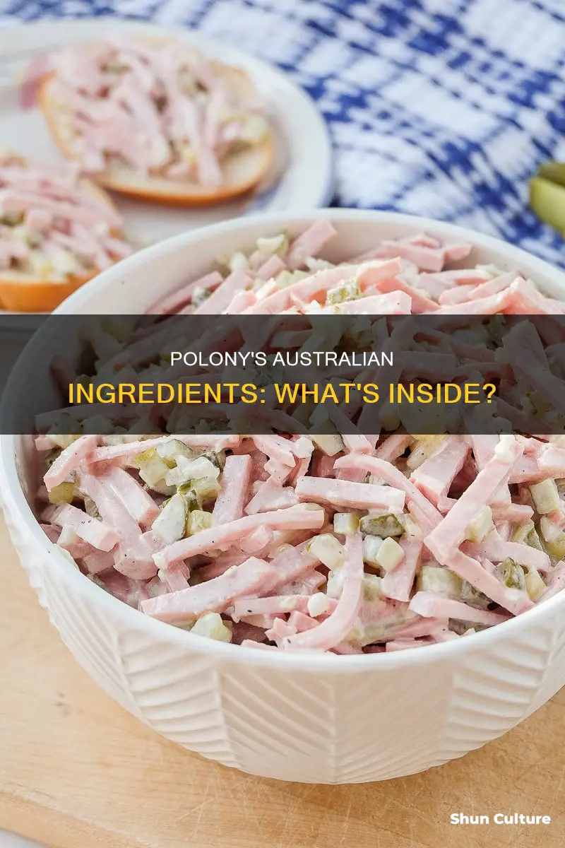 what is polony made of in australia