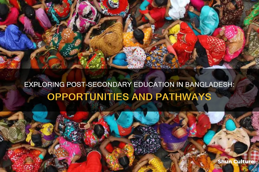 what is post secondary education in bangladesh