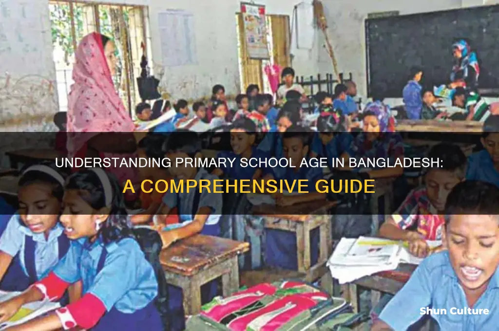what is primary school age in bangladesh