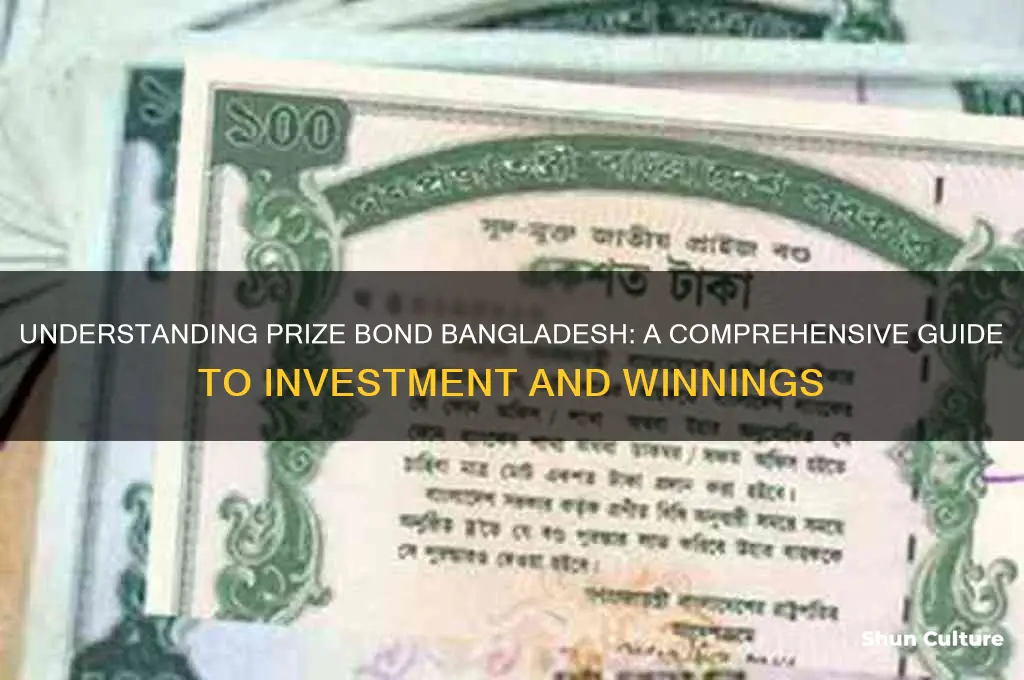 what is prize bond bangladesh