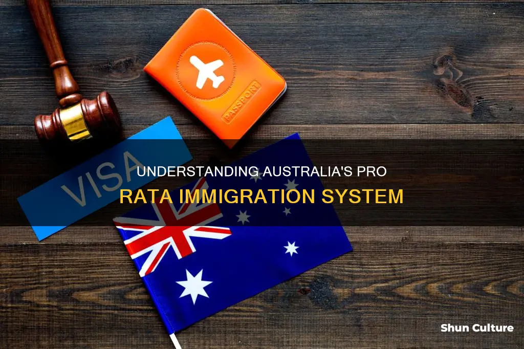 what is pro rata australia immigration