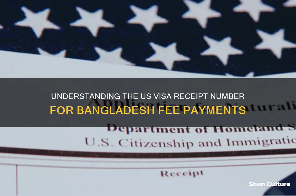 what is receipt number in us visa fee bangladesh