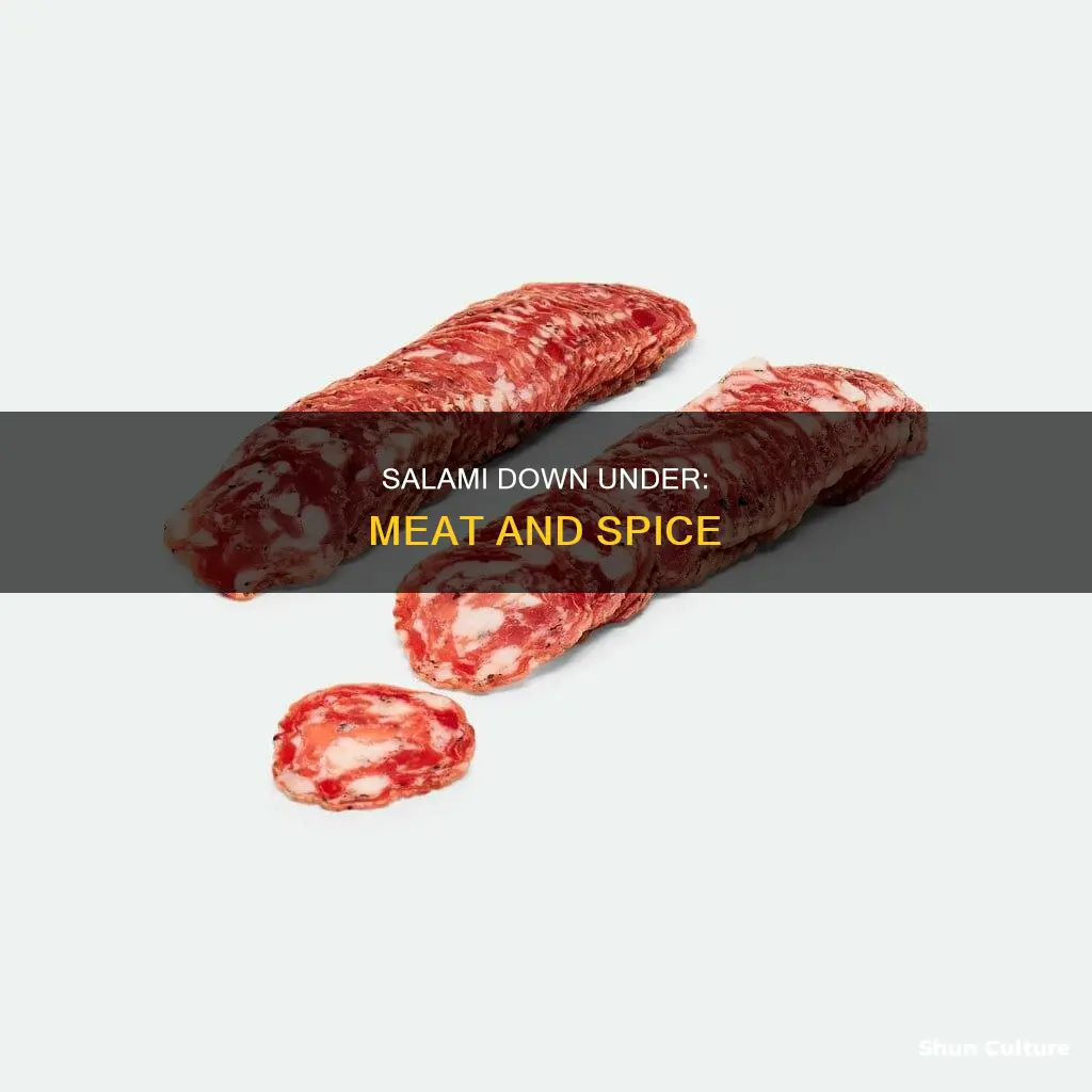 what is salami made of in australia
