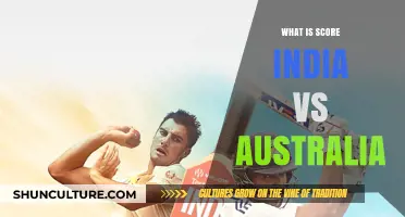 India vs Australia: Who Scored Higher?
