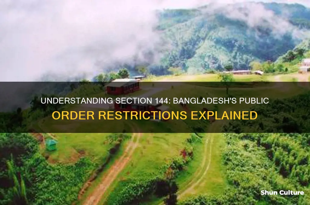 what is section 144 in bangladesh