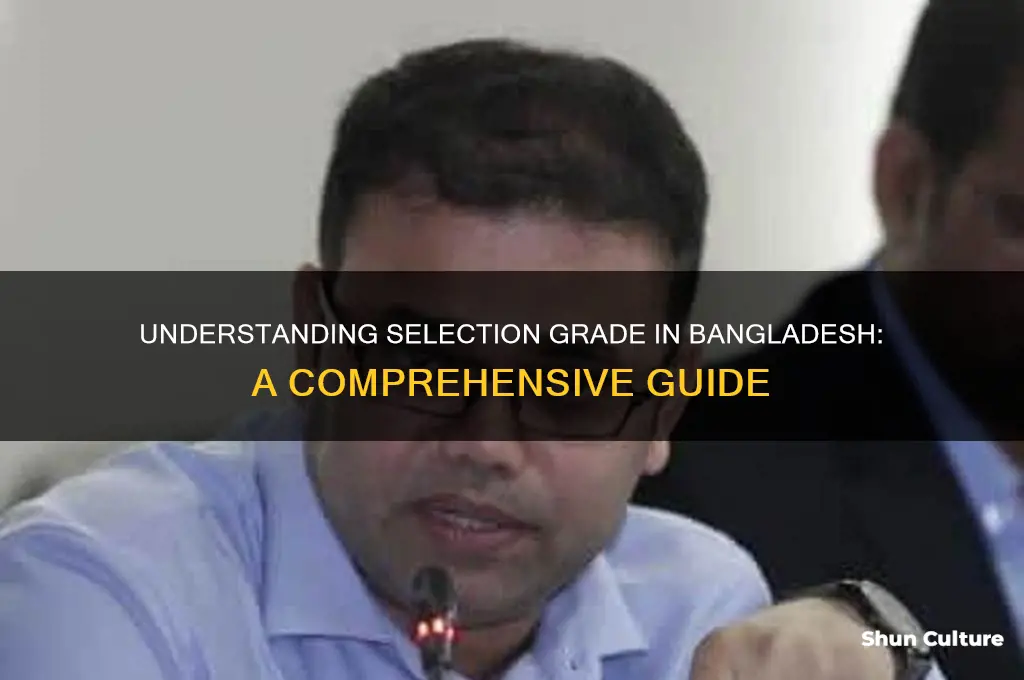 what is selection grade in bangladesh