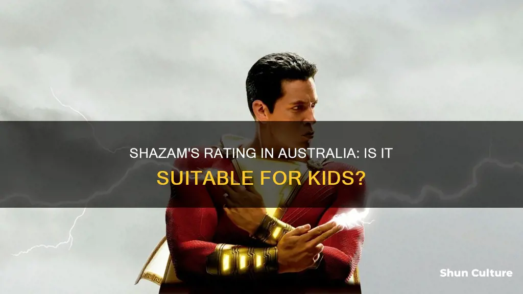 what is shazam rated in australia