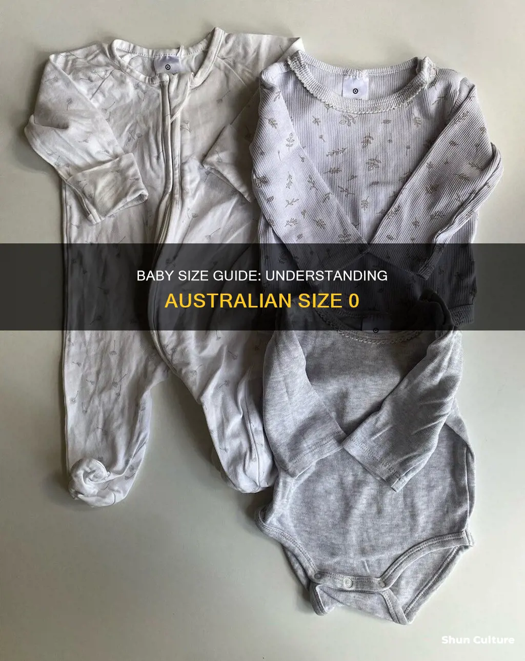 what is size 0 in australian sizes baby