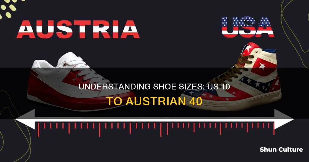 what is size 10 in america austrian shoe size