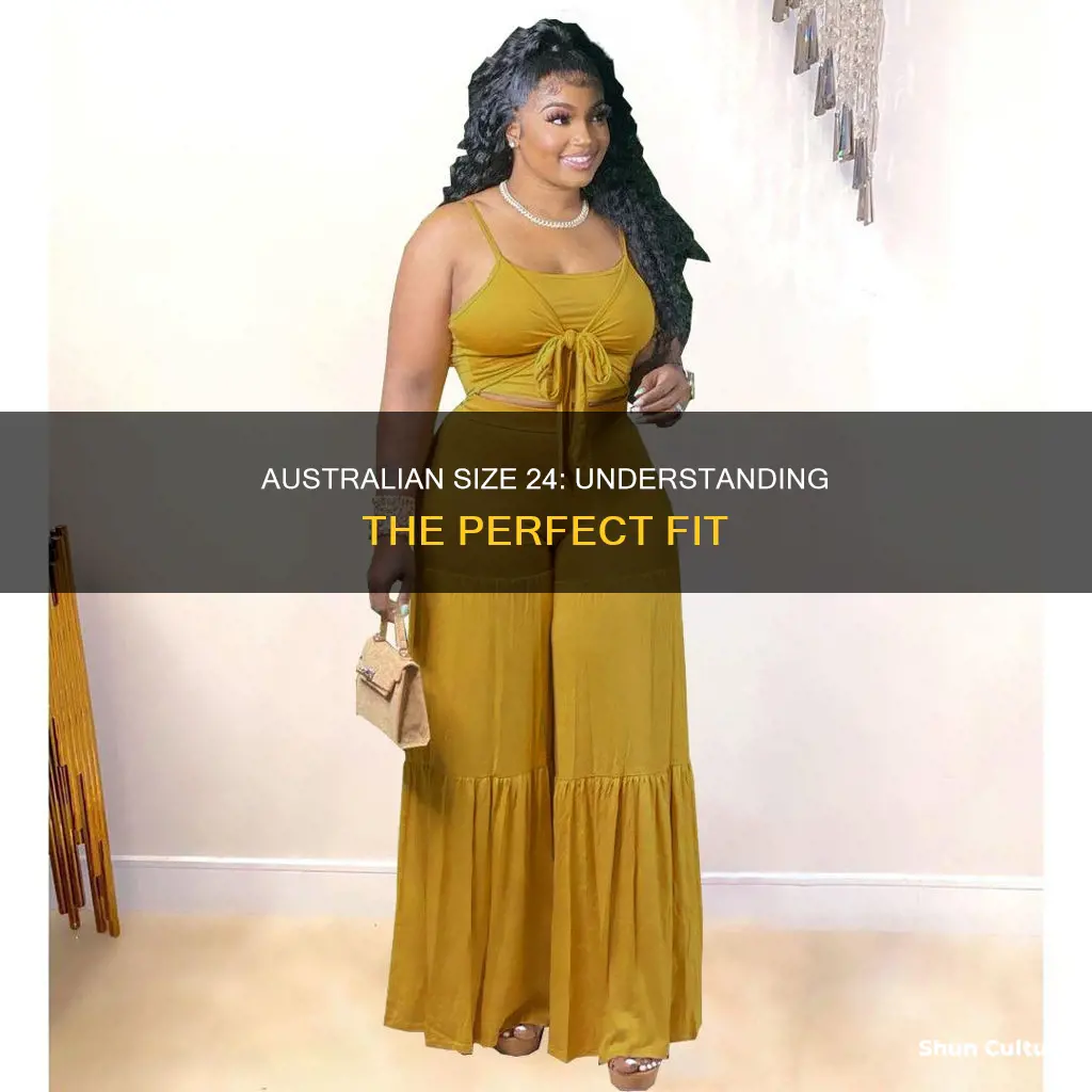 what is size 24 in australia