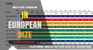 European Shoe Size: Translating Australian Size 7