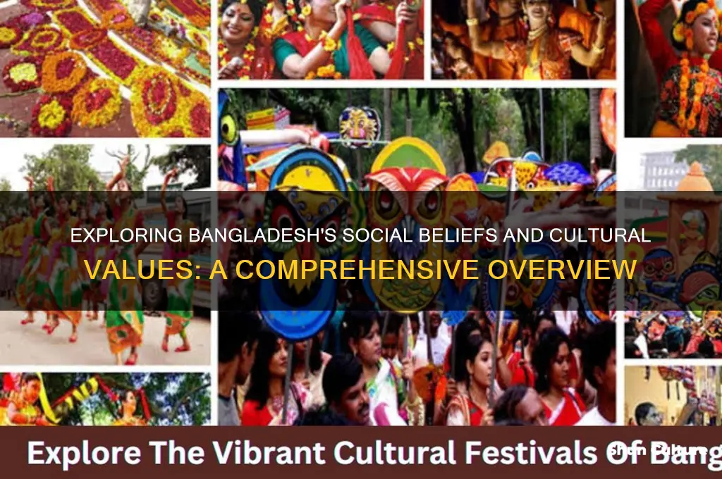 what is social belief and value of bangladesh