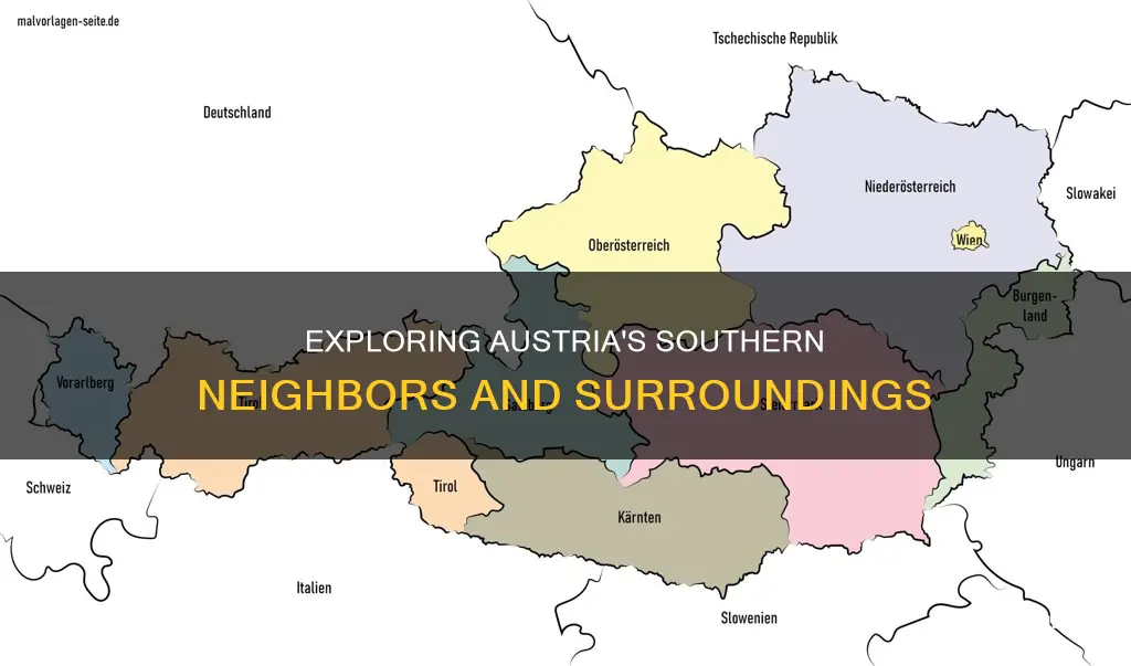 what is south of austria