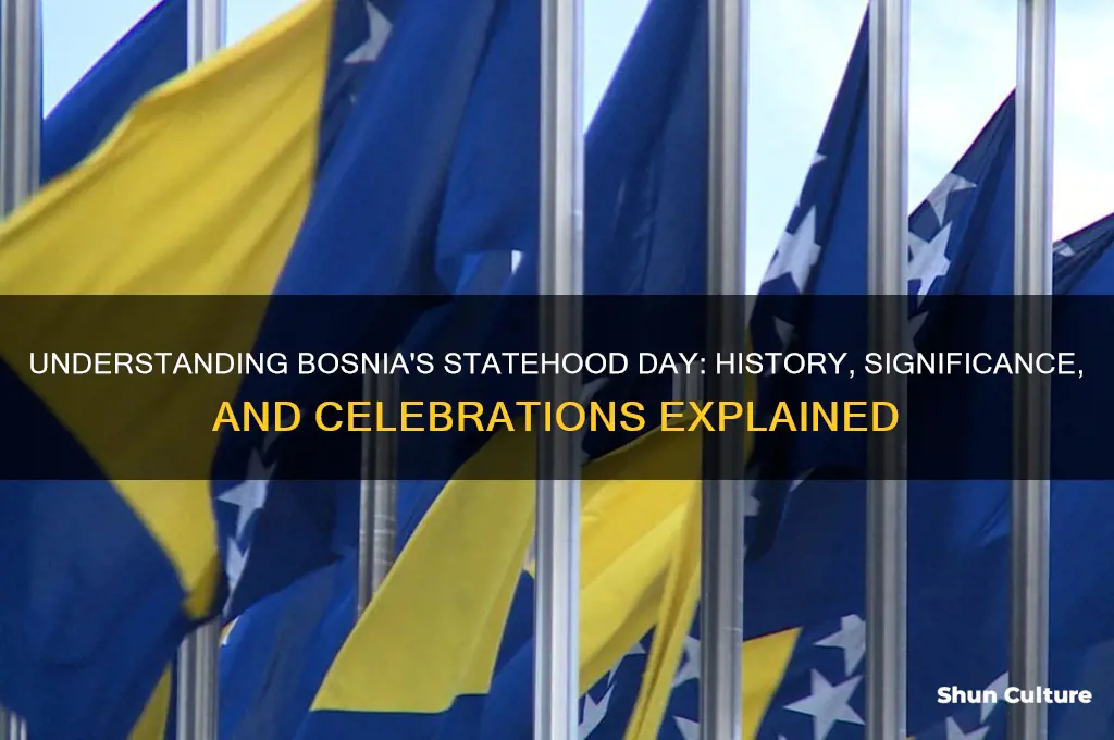 what is statehood day in bosnia