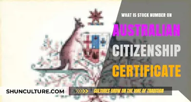 Australian Citizenship Certificate: Understanding the Stock Number