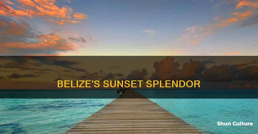 what is sunset time in belize