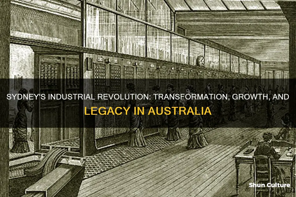 what is sydney australia during industrial revolution