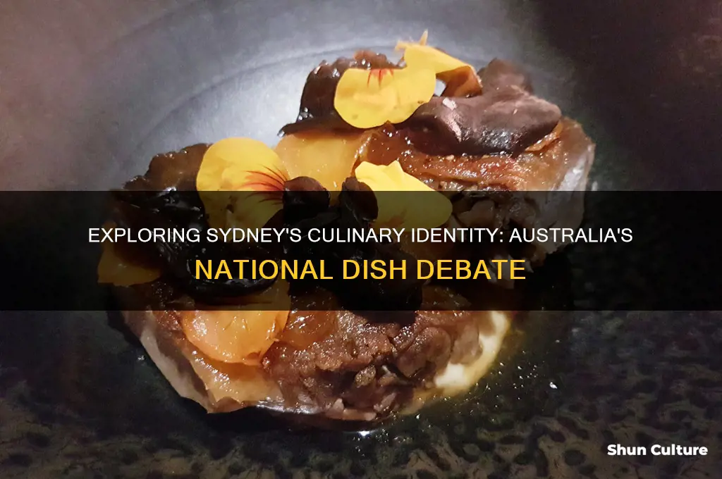 what is sydney australia national dish