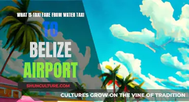 Belize Airport Water Taxi Connection: Exploring Taxi Fare Options