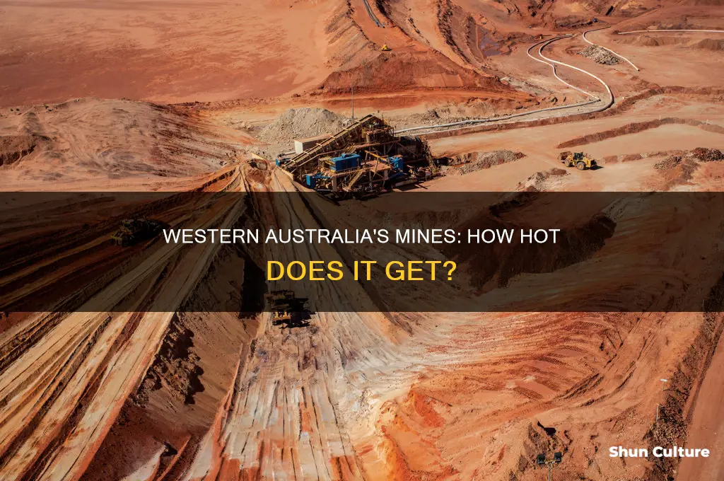 what is temperature inaide mines in western australia