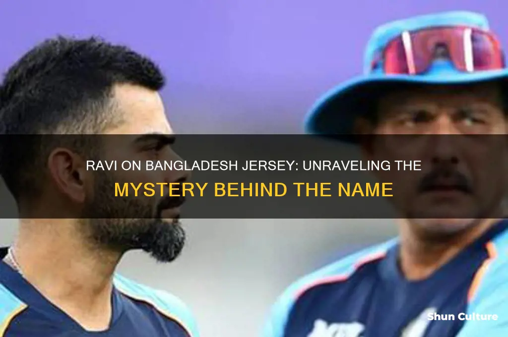what is that ravi on bangladesh jersey